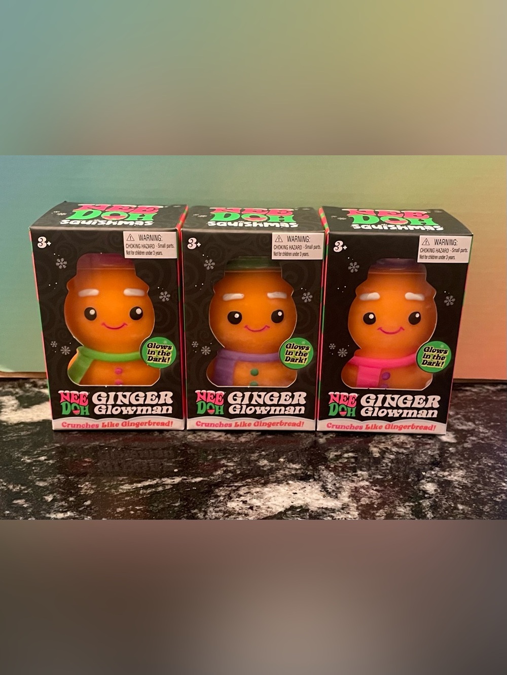 NeeDoh Ginger Glowman Crunch Bundle